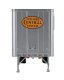 Flexi-Van 40′ Trailer 2-Pack - Assembled -- Pittsburgh & Lake Erie (yellow NYC logo, Flexi-V, HO, Walthers SceneMaster 2611