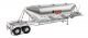 Dry Bulk Semi Trailer - Assembled - Transload Facility -- Medusa Cement, HO, Walthers SceneMaster 2621