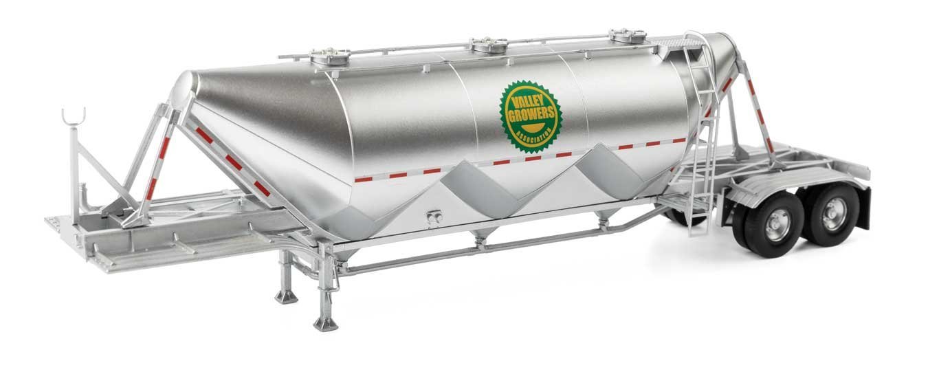 Dry Bulk Semi Trailer - Assembled - Transload Facility -- Valley Growers Association, HO, Walthers SceneMaster 2623