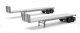 40′ Flatbed Trailer - Kit - 2-Pack -- Undecorated, HO, Walthers SceneMaster 2700