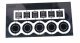 Manhole Covers & Sewer Grates -- Etched-Metal - 4 Manhole Covers & 6 Sewer Grates, HO, Walthers SceneMaster 4123
