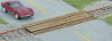 Wood Grade Crossing -- Laser-Cut Wood Kit - Single, HO, Walthers SceneMaster 4158