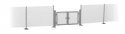 Metal Industrial Fence -- Kit - Approximately 1` x 37-1/2` .25 x 95.2cm, HO, Walthers SceneMaster 4188