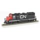 EMD GP40 - DCC -- Canadian National 4011 (Early, black, red, white Noodle Logo), HO, Bachmann Industries 60315
