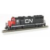EMD GP40 - DCC -- Canadian National 4011 (Early, black, red, white Noodle Logo), HO, Bachmann Industries 60315