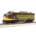 EMD F3A - Standard DC - Stealth -- Northern Pacific 6504A (Streamliner Scheme, green, yellow), HO, Broadway Limited Imports 8338