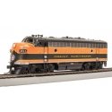 EMD F7A - Standard DC - Stealth -- Great Northern 454D (Freight Empire Scheme, Pullman Green, Orange), HO, Broadway Limited Impo