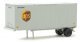 28′ Container with Chassis 2-Pack - Assembled -- United Parcel Service (Modern Shield Logo g, HO, Walthers SceneMaster 8601