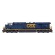 GE ES44DC w/DCC -- CSX (Dark Future, blue, yellow), HO, Intermountain Railway Company 49722