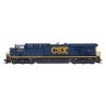 GE ES44DC w/DCC -- CSX (Dark Future, blue, yellow), HO, Intermountain Railway Company 49722