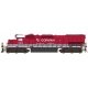 EMD SD40T-2 Tunnel Motor w/DCC -- RJ Corman (red, gray, white), HO, Intermountain Railway Company 49423