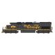 EMD SD40T-2 Tunnel Motor w/DCC -- Union Pacific (ex-DRGW Patch, black, Aspen Gold, Armour Yellow Patch), HO, Intermountain Railw