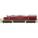 EMD SD40T-2 Tunnel Motor w/DCC -- Ohio Central (maroon, gray, yellow), HO, Intermountain Railway Company 49428