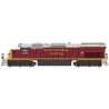 EMD SD40T-2 Tunnel Motor w/DCC -- Ohio Central (maroon, gray, yellow), HO, Intermountain Railway Company 49428