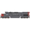 EMD SD40T-2 Tunnel Motor Snoot w/DCC -- Cotton Belt SSW (gray, red), HO, Intermountain Railway Company 49422