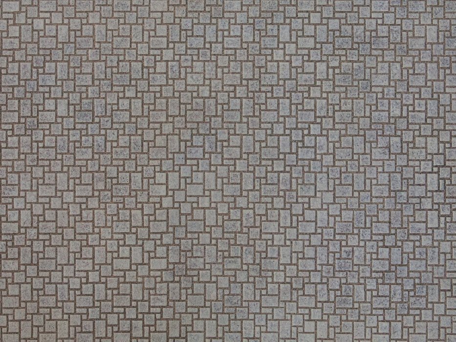 3D Cardboard Sheet “Modern Pavement”, HO, NOCH 56722