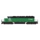 EMD SD40-2 w/DCC -- First Union Rail FURX (ex-BN Cascade Green, black white, Conspicuity Marks), HO, Intermountain Railway Compa
