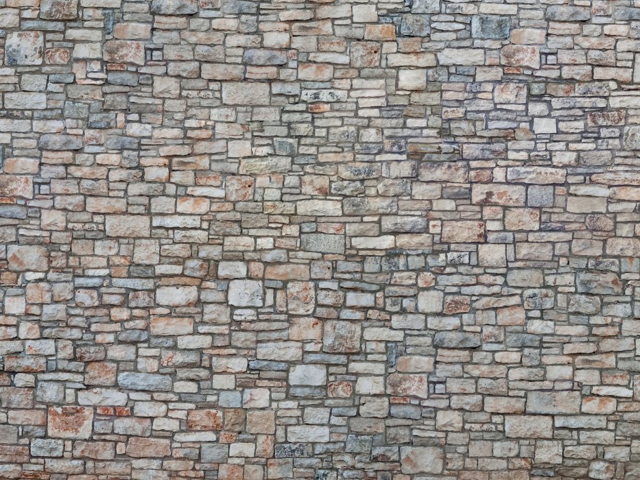 3D Cardboard Sheet “Quarrystone Wall”, HO, NOCH 56640