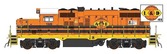 Paducah GP10 - Standard DC -- Arizona Eastern (Genesee & Wyoming Scheme, orange, black, yellow), HO, Intermountain Railway Compa
