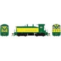 EMD-GMD SW1200 - Standard DC -- Chicago & North Western 313 (yellow, green), HO, Rapido Trains Inc 27007