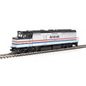 EMD F40PH - ESU Sound and DCC -- Amtrak(R) 338 (Phase III Equal Red, White, Blue Stripes), HO, WalthersMainline 19465