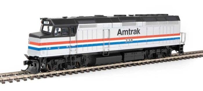 EMD F40PH - ESU Sound and DCC -- Amtrak(R) 338 (Phase III Equal Red, White, Blue Stripes), HO, WalthersMainline 19465