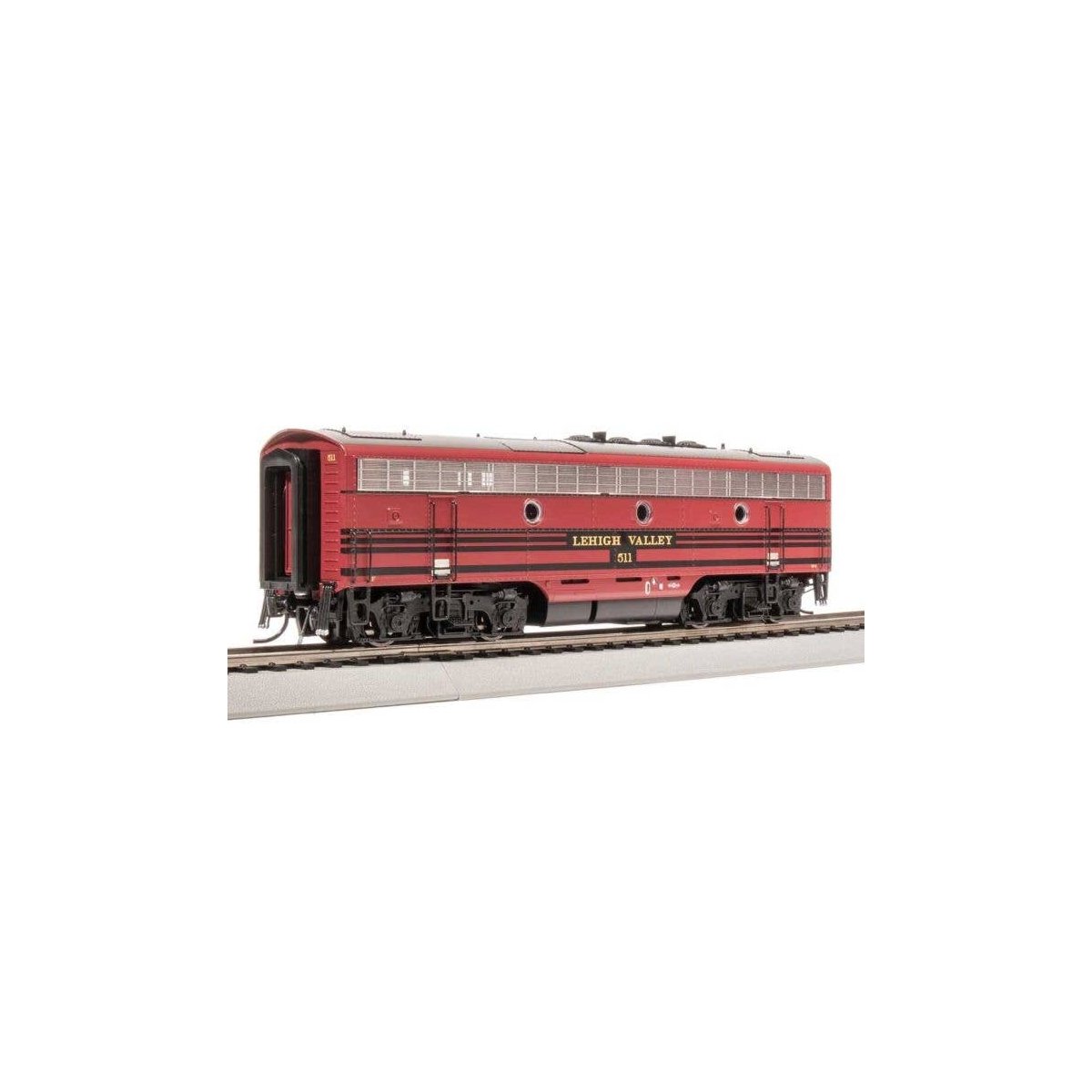 EMD F3B - Standard DC - Stealth -- Lehigh Valley 513 (Cornell Red, black), HO, Broadway Limited Imports 8337