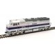 EMD F40PH - ESU Sound and DCC -- Amtrak(R) 374 (Phase IV silver, Wide Blue, Thin Red, White Stripes), HO, WalthersMainline 19467