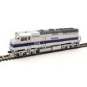 EMD F40PH - ESU Sound and DCC -- Amtrak(R) 374 (Phase IV silver, Wide Blue, Thin Red, White Stripes), HO, WalthersMainline 19467