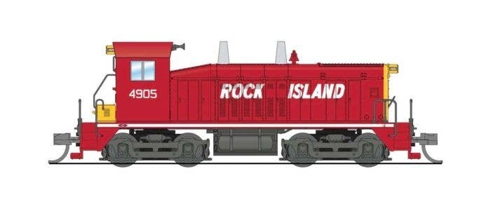EMD NW2 - Standard DC - Stealth -- Rock Island 4905 (red, yellow, black), N, Broadway Limited Imports 9332