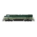 GE ES44AC - Standard DC - Stealth -- Northern Pacific 6327 (Fantasy Scheme, Loewy 2-Tone Green), N, Broadway Limited Imports 864