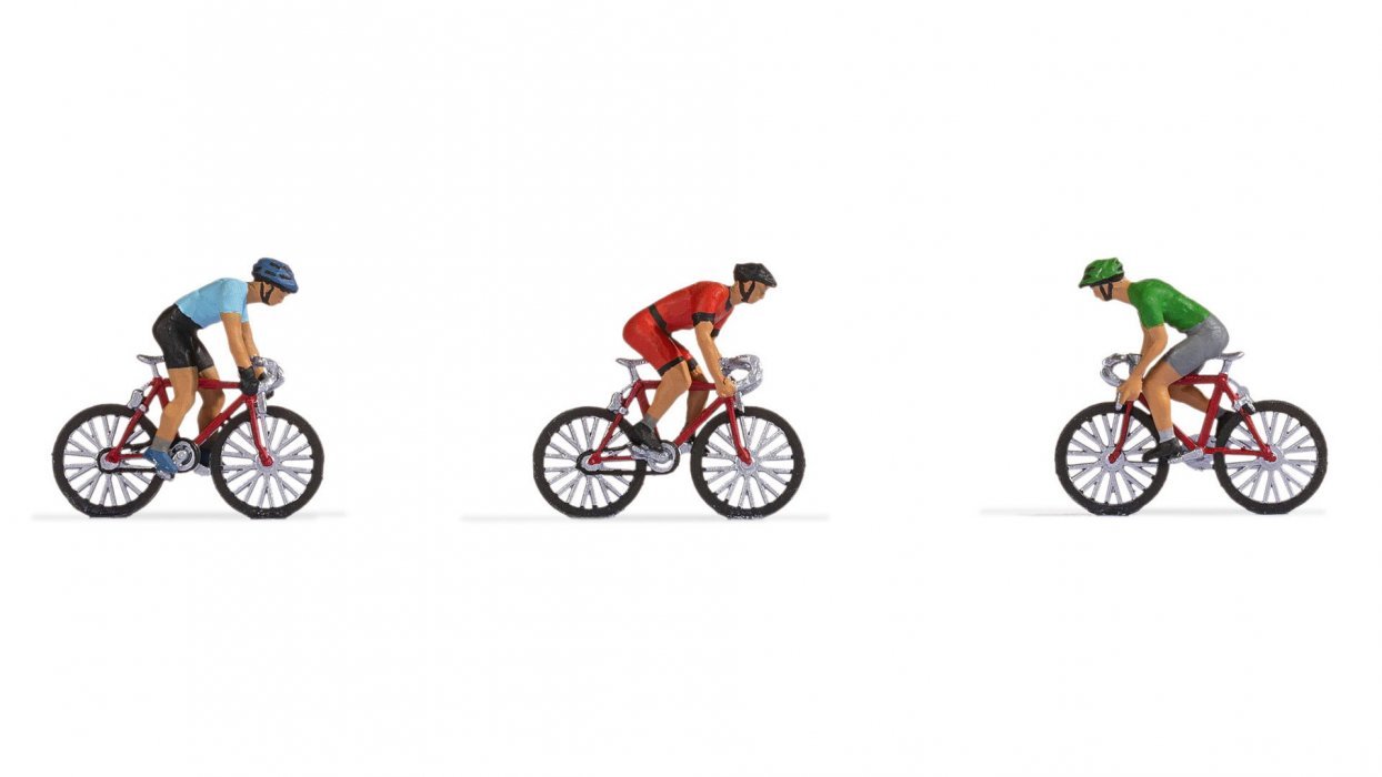 Bicycle Racers, HO, NOCH 15897