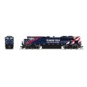 EMD SD70ACe - Standard DC - Stealth -- Montana Rail Link 4404 (Essential Workers Tribute, blue, white, red), N, Broadway Limited