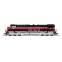 GE ES44AC - Standard DC - Stealth -- Iowa Interstate 513 (Rock Island Heritage, black, red, white), N, Broadway Limited Imports 