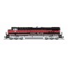 GE ES44AC - Standard DC - Stealth -- Iowa Interstate 513 (Rock Island Heritage, black, red, white), N, Broadway Limited Imports 