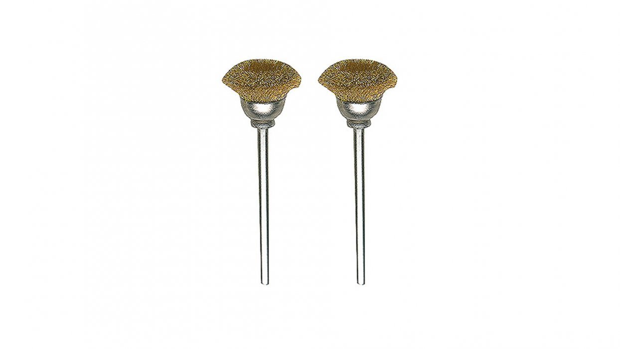 Brass wire cone brush, All Scales, PROXXON 4528963