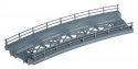 Bridge Base, curved, HO, NOCH 21350