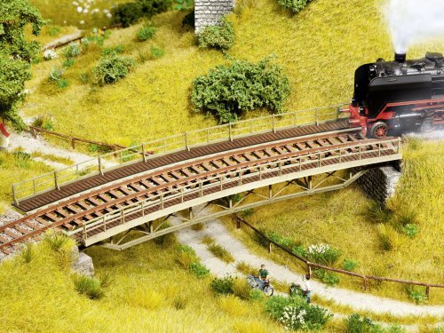 Bridge Deck, curved, HO, NOCH 67026