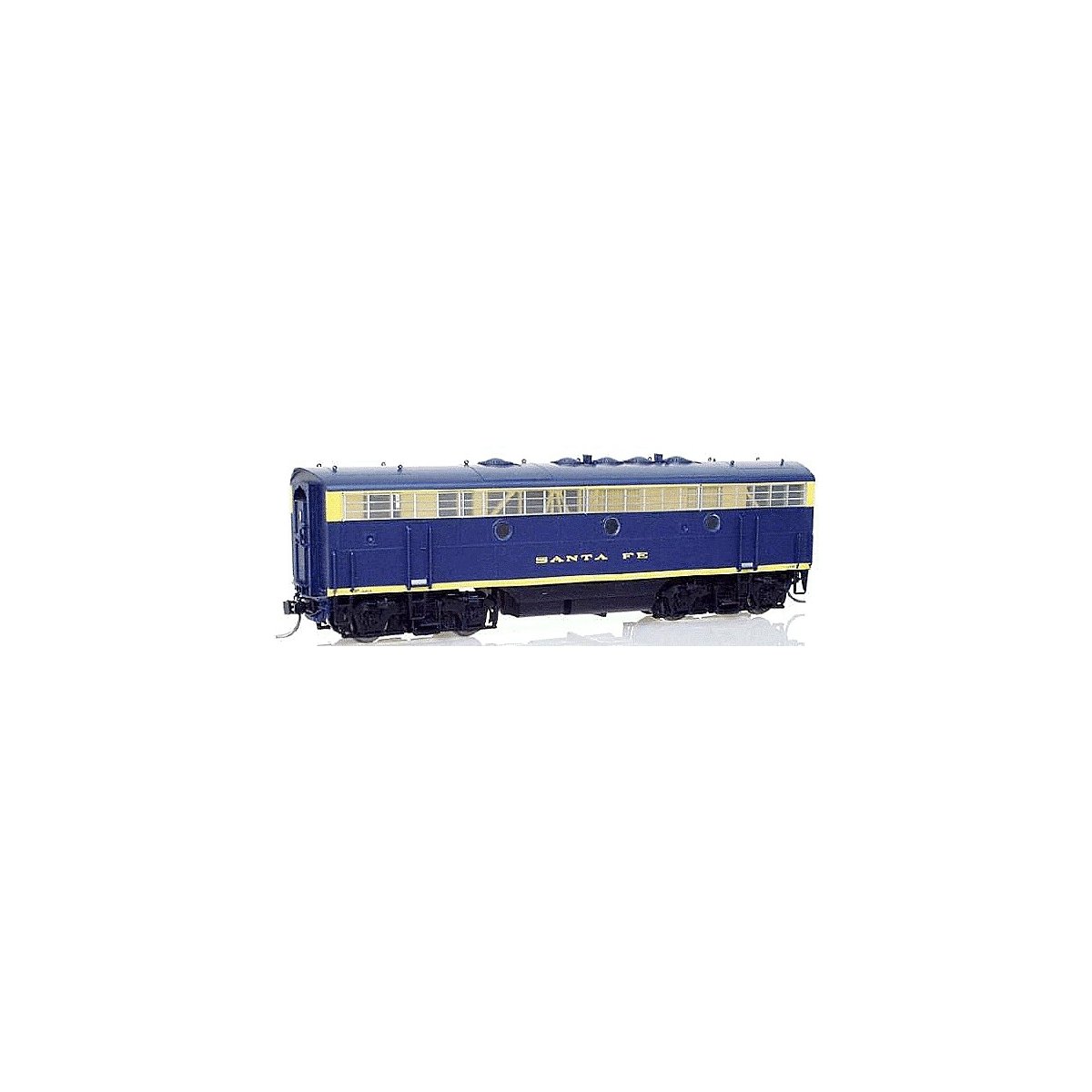 Regal Line Diesel EMD F7B Phase I Smart Dummy, Assembled -- Santa Fe (blue & yellow), HO, Intermountain Railway Company 495172