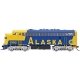EMD F7A - Standard DC -- Alaska Railroad (blue), HO, Intermountain Railway Company 49066