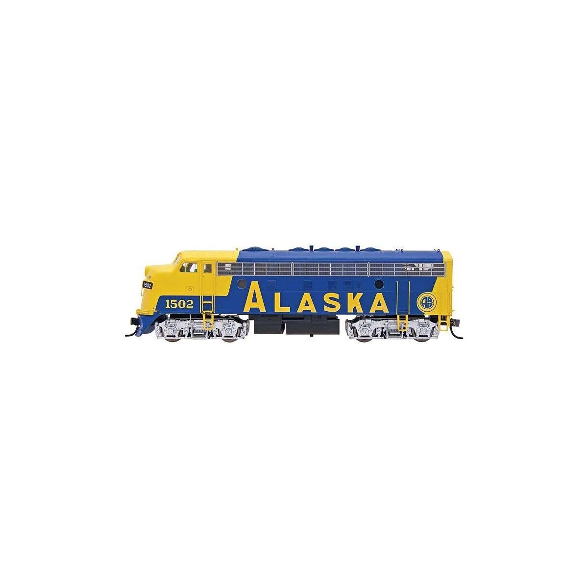 EMD F7A - Standard DC -- Alaska Railroad (blue), HO, Intermountain Railway Company 49066