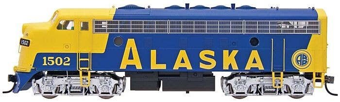 EMD F7A - Standard DC -- Alaska Railroad (blue), HO, Intermountain Railway Company 49066