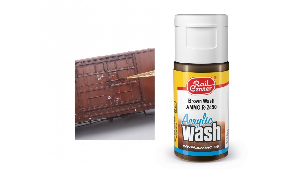 New Brown, Acrylic Wash, All Scales, NOCH 4602450