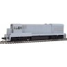 GE U30B Low Nose Phase II No Nose Headlight - Standard DC - Master(R) Silver -- Undecorated, HO, Atlas Model Railroad Co. 100004