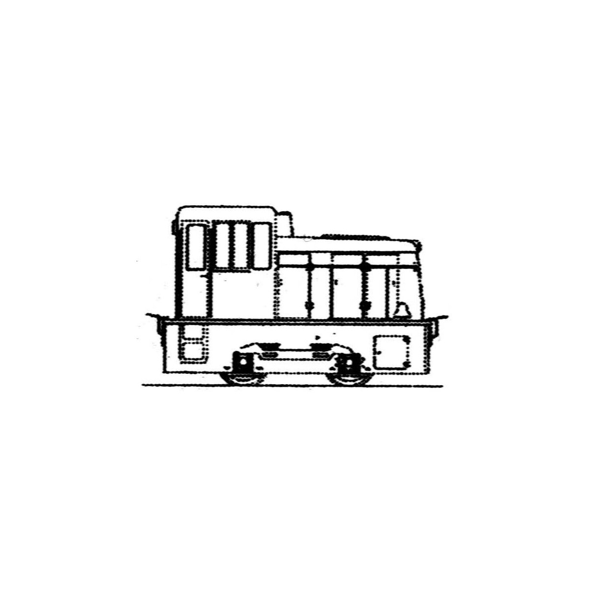 GE 25-Ton Industrial Locomotive -- HOn3, HOn3, Grandt Line Products Inc 7090