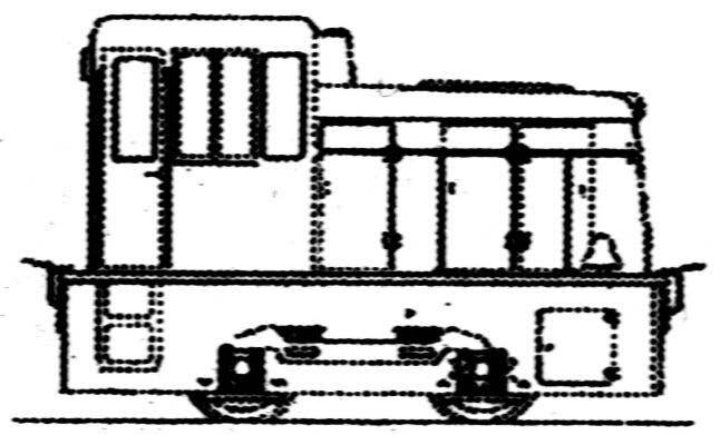 GE 25-Ton Industrial Locomotive -- HOn3, HOn3, Grandt Line Products Inc 7090