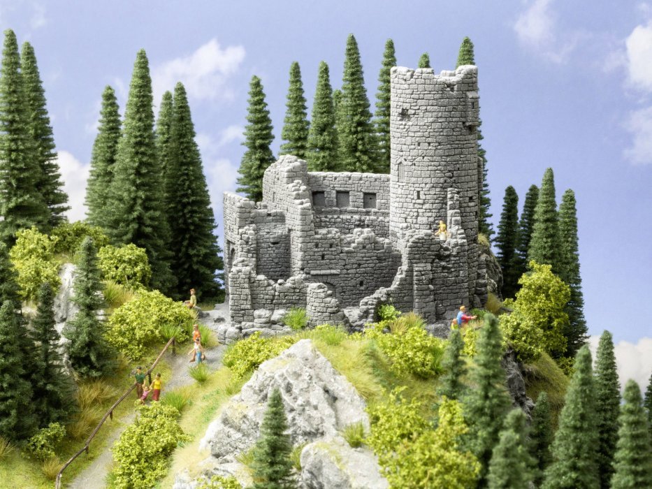 Castle Ruin, HO, NOCH 58605