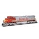 GE Dash 9-44CW - Standard DC -- Santa Fe 625 (Warbonnet, silver, red, yellow), G, Bachmann Industries 90910