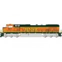 GE Dash 9-44CW - Standard DC -- BNSF Railway 4617 (H2, green, orange, yellow, silver), G, Bachmann Industries 90926