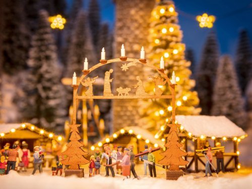 Christmas Market Entry Arch, N, NOCH 14681